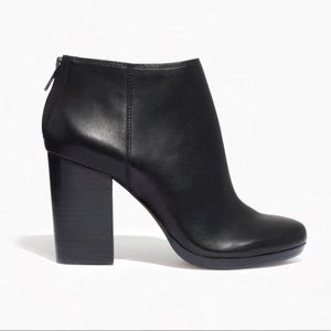Madewell Caleb Black Boot Bootie Ankle Boot
